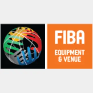 A logo of fiba equipment and venue